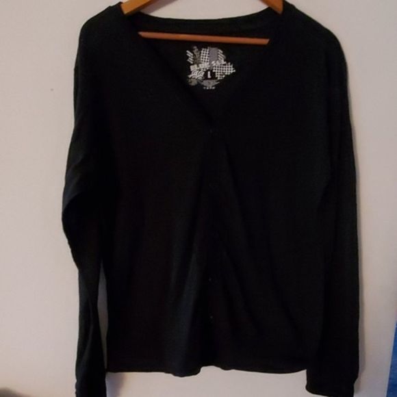 Blue Sol Sweaters - Blue Sol Black Long Sleeve Sweater L